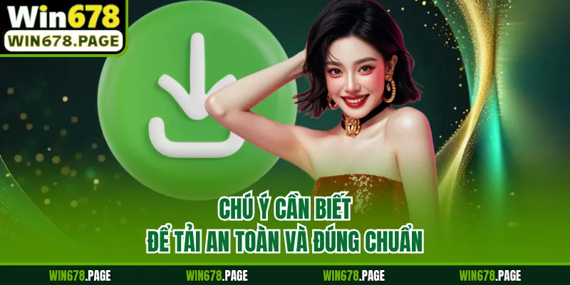 Chú ý cần biết để tải an toàn và đúng chuẩn
