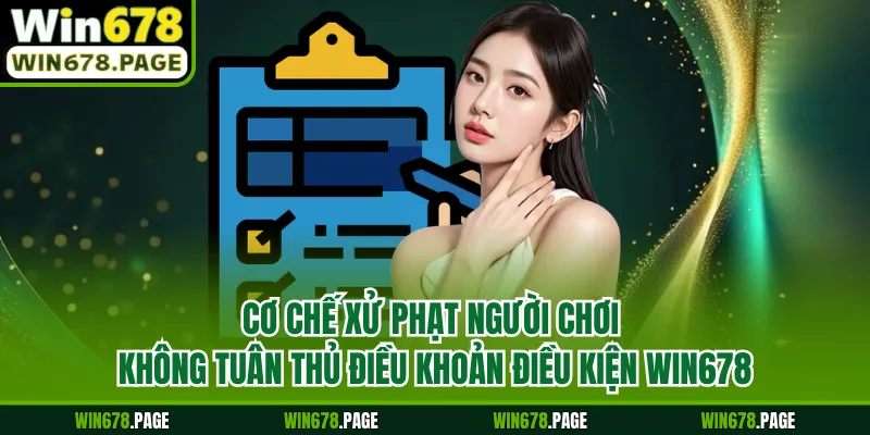 Cơ chế xử phạt người chơi không tuân thủ điều khoản điều kiện Win678